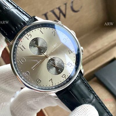 Best Quality IWC Schaffhausen Portugieser New Gray dial Watch 42mm